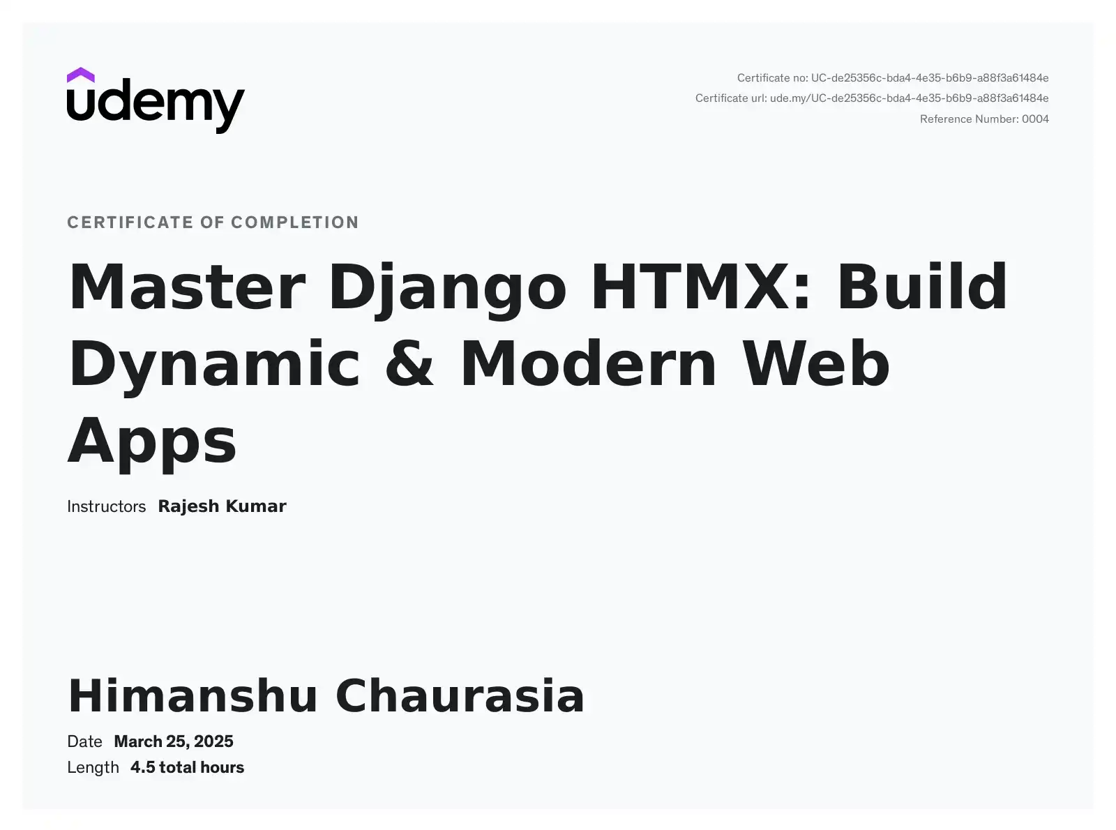Master Django HTMX : Build Dynamic & Modern Web Apps